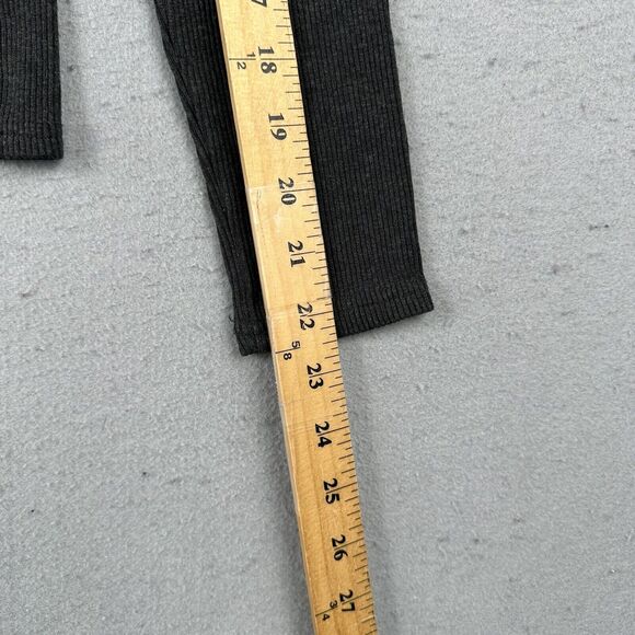 Morgan De Toi Ribbed High Neck Sweater Women’s Small‎ Black Long Sleeve Zippered - Picture 9 of 16